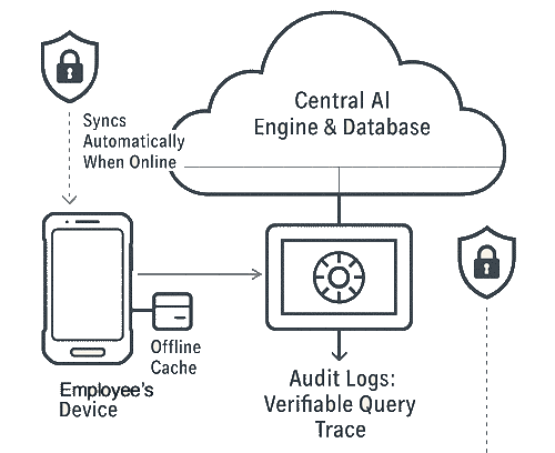 AI gives you audit trail so that you can always retore what happened